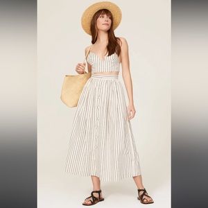 H&M Crop Top & Skirt Set